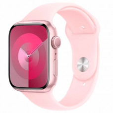 Apple Watch Series 9 45mm Pink Aluminum Case / Light Pink Sport Band