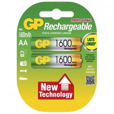 Аккумуляторы GP Rechargeable 1600 mAh AA 2шт.