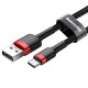 Кабель Baseus Cafule USB - Type-C 0.5M Red