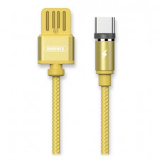 Кабель магнитный Remax Gravity USB - Type-C 1M Gold