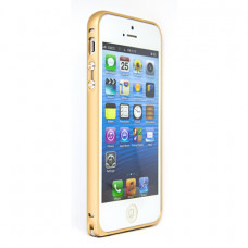 Чехол Bumper Metal Gold для iPhone SE/5S/5