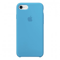 Чехол Silicone Case Blue для iPhone SE 2022/20/8/7