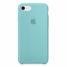 Чехол Silicone Case Sea Blue для iPhone SE 2022/20/8/7