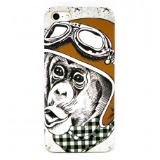 Чехол Wild Crazy Guy Monkey для iPhone SE/5S/5