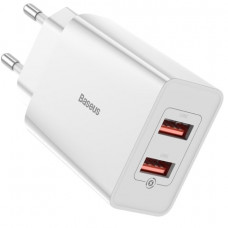 Сетевое зарядное устройство Baseus 30W Dual USB 