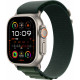 Apple Watch Ultra 2 49mm Titanium, Alpine Loop Dark Green