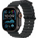 Apple Watch Ultra 2 49mm Black Titanium, Ocean Band Black