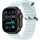 Apple Watch Ultra 2 49mm Black Titanium, Ocean Band Ice Blue