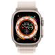 Apple Watch Ultra 49mm Titanium Case with Starlight Alpine Loop