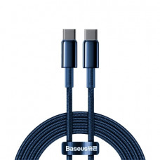 Кабель Baseus Tungsten Gold Fast Charging Data Cable 100w Type-C - Type-C 2M Blue