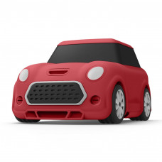 Силиконовый чехол c карабином для AirPods Elago Mini Car Red