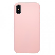 Чехол Jisoncase Silica Gel Pink для iPhone XS/X