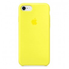 Чехол Silicone Case Flash Yellow для iPhone SE 2022/20/8/7