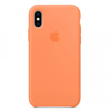 Чехол Silicone Case Peach для iPhone XS/X